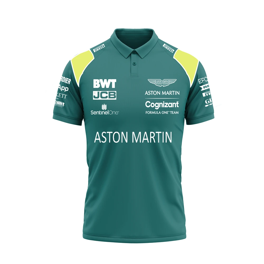 

Hot Sale F1 Formula One Aston Martin Team WEC Vettel Driver Theme POLO Shirt for Men and Women Racing Fans Summer Short Sleeve