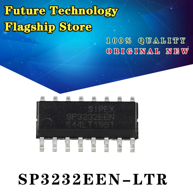 

10pcs/lot SP3232EEN SP3232 SOP-16 True +3.0V to +5.5V RS-232 Transceivers