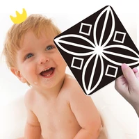 black and white card early education infant visual stimulation flash card 0 3 months old 1 year old baby color educational toys