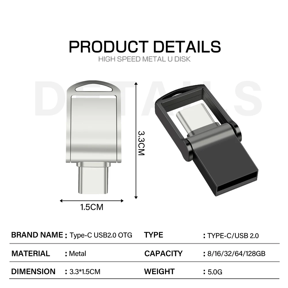 Фото USB-флеш-накопитель JASTER, 64 ГБ, OTG, 32 ГБ №2