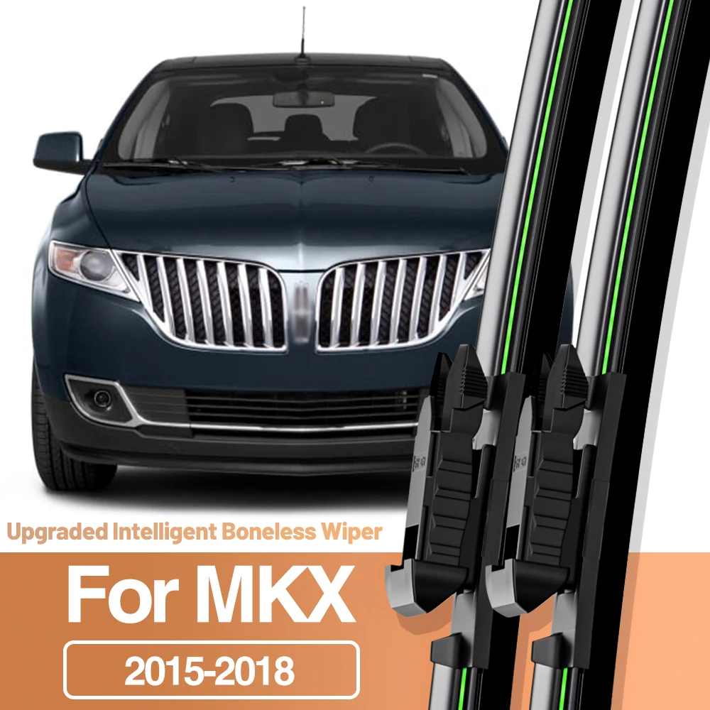 2 шт. Для Lincoln MKX 2015-2018 Щітки склоочисника переднього скла Аксесуари для вітрового