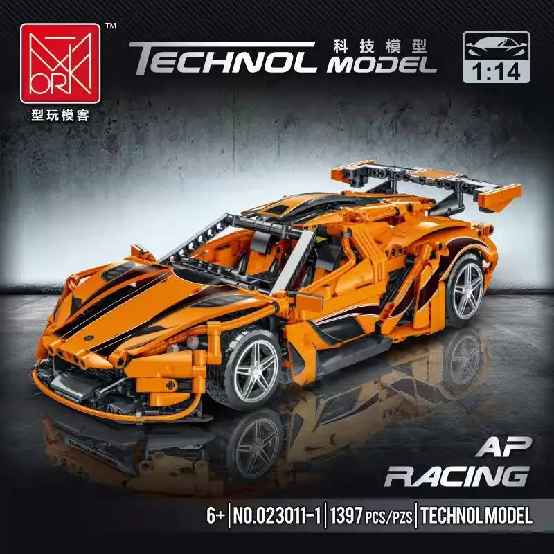 

Технический Супер спортивный автомобиль Apollo IE Модель Кирпичи MOC креативный Быстрый скоростной автомобиль строительные блоки игрушки для д...