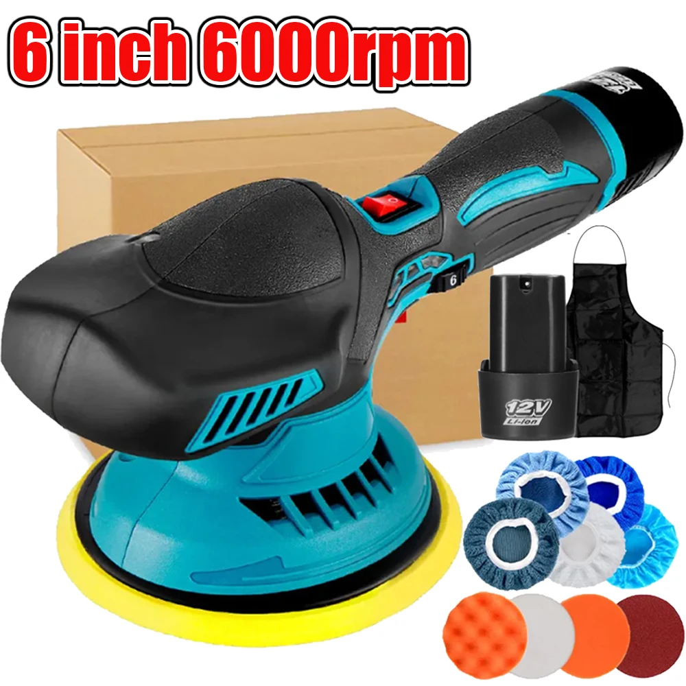 

Cordless Auto Metal Of Electric Adjustable Speeds Wood Polishing Polisher Multifunctional 8 Gears Car Waxing Machine Eccentric