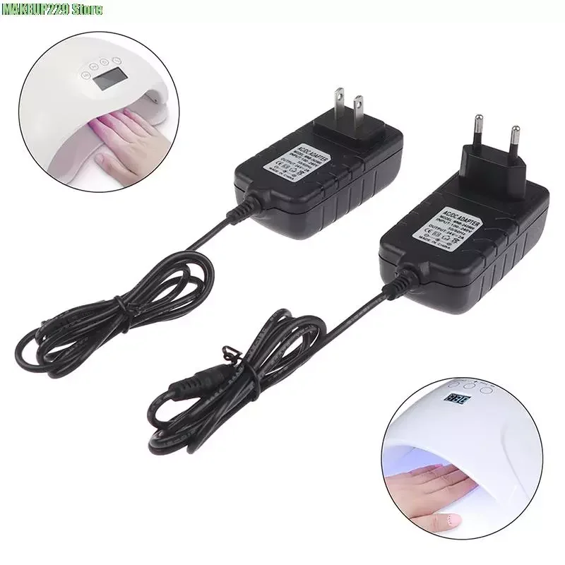 

2022New EU/US 24V 2A Power Supply Adapter For UV LED Lamp Nail Dryer Nail Art Tools