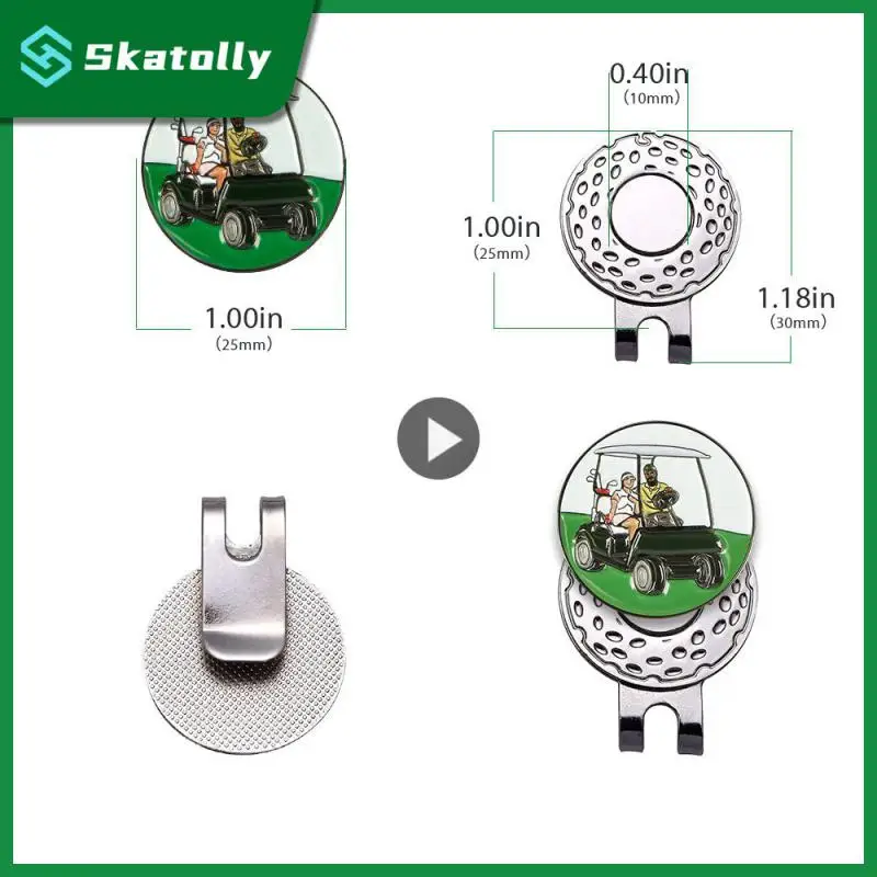 

White Clip A Variety Of Optional Hard And Durable 25mm Round Coin Metal Marker Clip Not Easy To Break Not Easy To Fade Green