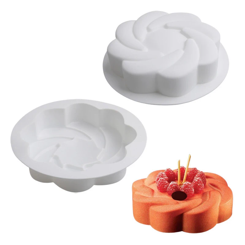 

Silicone Cake Mold Silicon Bakeware Baking Dishes Pastry Bakeware 3D Round Silicone Cake Mold Dessert for Baking Decorating Tool