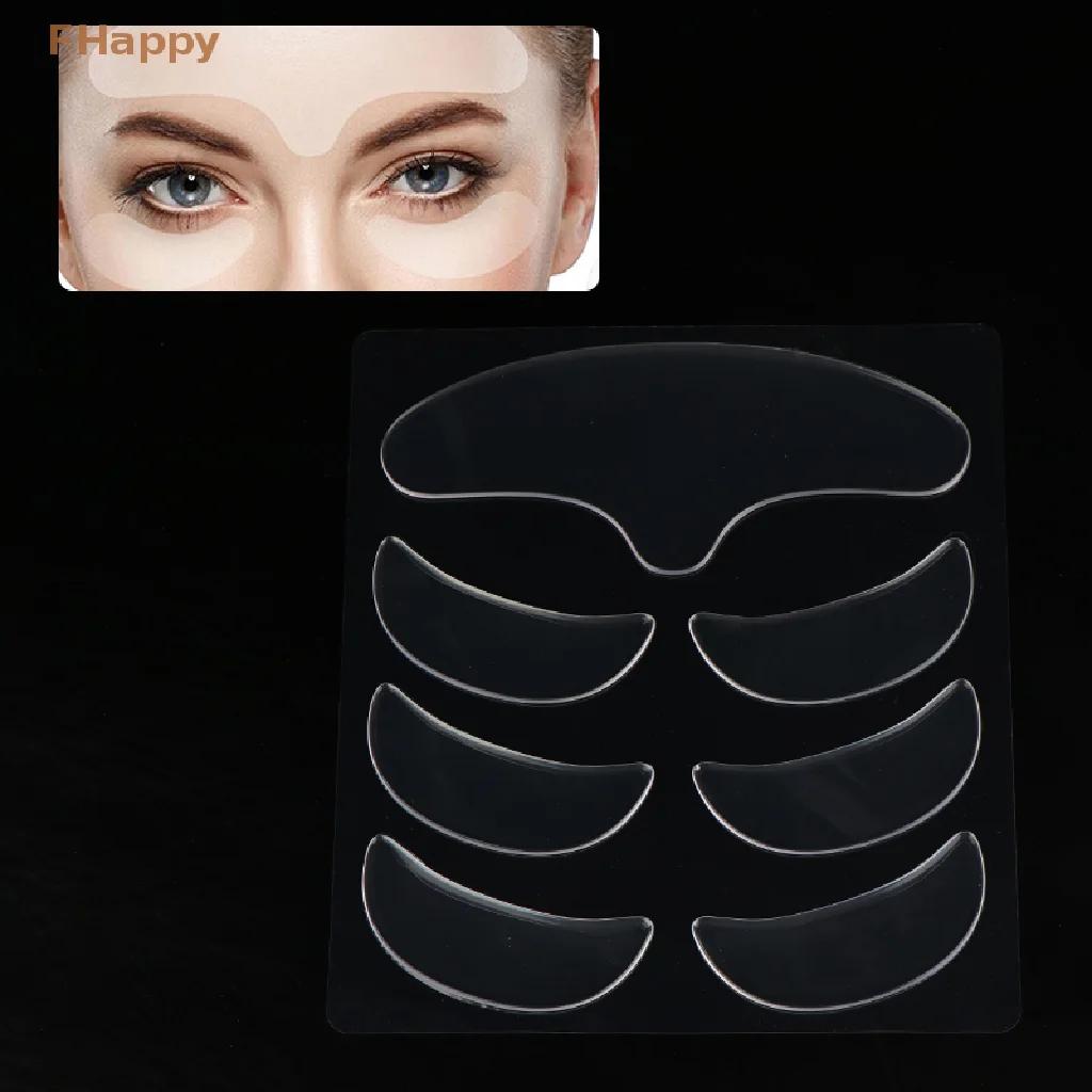 

7Pcs Forehead Line Removal Gel Patch Anti Wrinkle Forehead Patch Eye Mask Firming Lift Up Mask Stickers Anti-aging Face Skin Ca