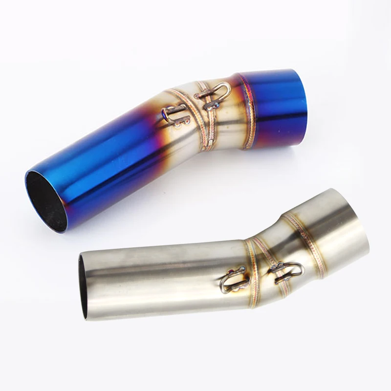 

Для BMW F650GS F700GS F800GS F800GT ADV выхлопная средняя Соединительная труба для мотоцикла трубка без застежки подходит для 51 мм глушители (2008-2017)