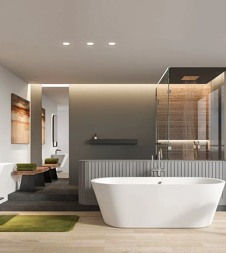 Светодиодный полностью алюминиевый водонепроницаемый потолочный светильник