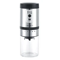 usb rechargeable coffee grinder stainless steel professional coffee bean mill machine for nuts beans spices pepper