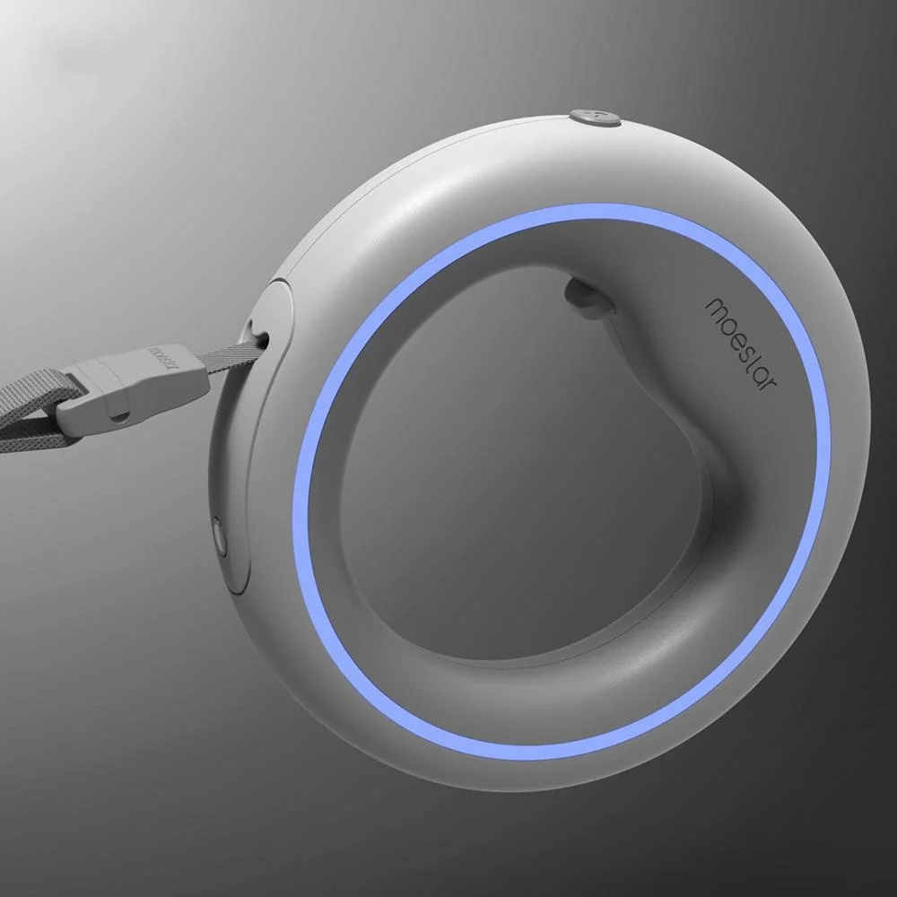 

Xiaomi MOESTAR UFO 2.6m Retractable Pet Leash Rechargeable LED Night Light 50kg Static Tension Dog Traction Rope xiaomi ufo mija
