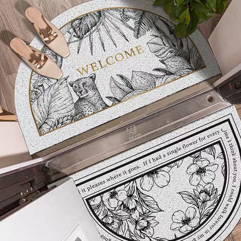 

Entry Door Mat Home Porch Door Mats Cute Pet Kittens Light Luxury Mats For Living Room Bed Room