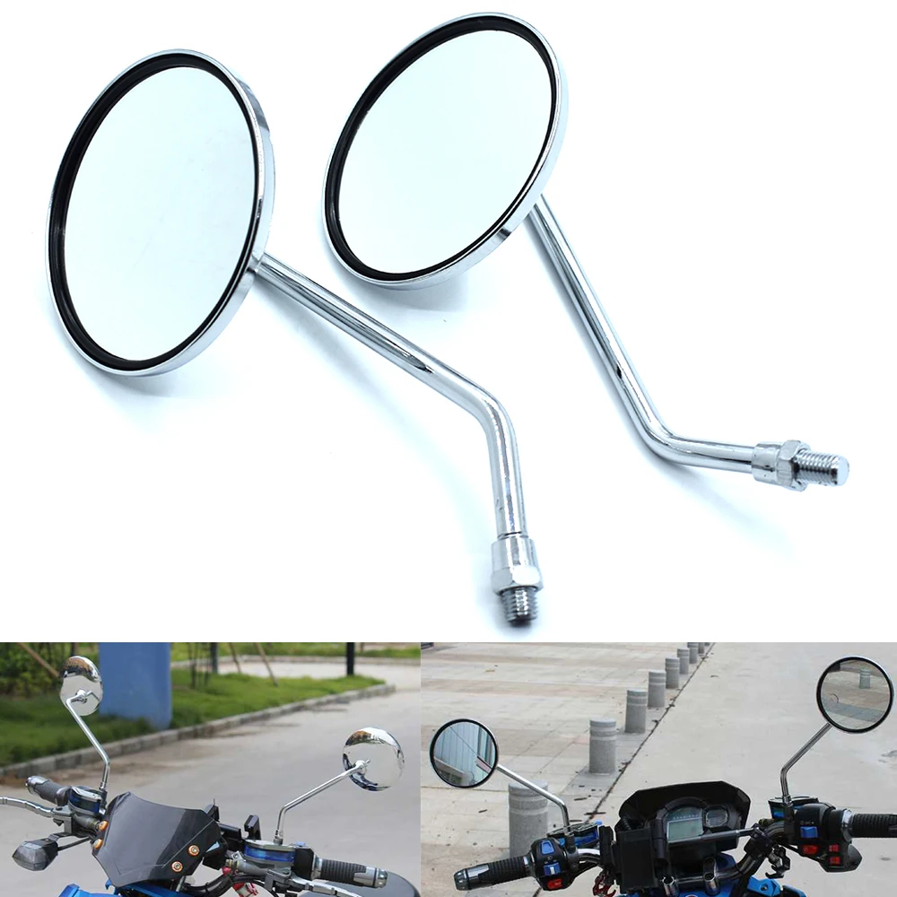 

Universal 10mm Motorcycle Back Side Mirrors Motorbike Rear View Mirror For DUCATI MONSTER M400 M600 M620 M750 M750IE M900