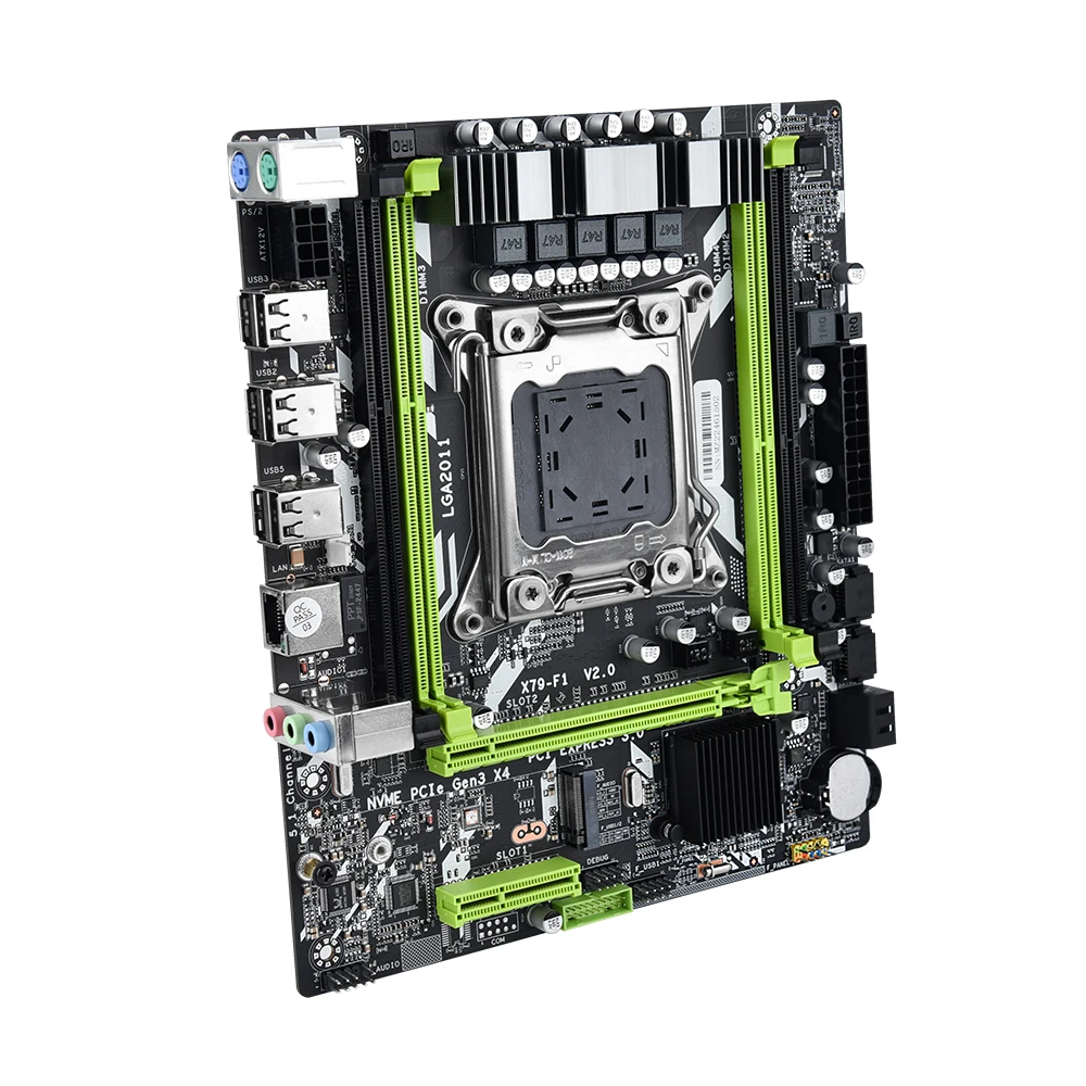 Материнская плата JINGSHA X79 LGA 2011 поддержка процессора XEON E5 V1 V2 двухканальный DDR3 ОЗУ