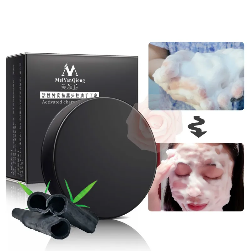 

Activated Charcoal Crystal Hand Soap Facial Cleanser Deep Cleaning Whitening To Blackhead Oil Control Skin Care Facial Cleanser