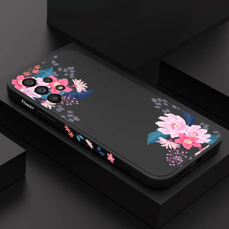 

Side Safflower Case For Samsung A54 A34 A73 A53 A33 A23 A14 A13 A04 A04S A04E A03 A03S A72 A52 A52S A32 A22 A12 A71 A51 4G 5G