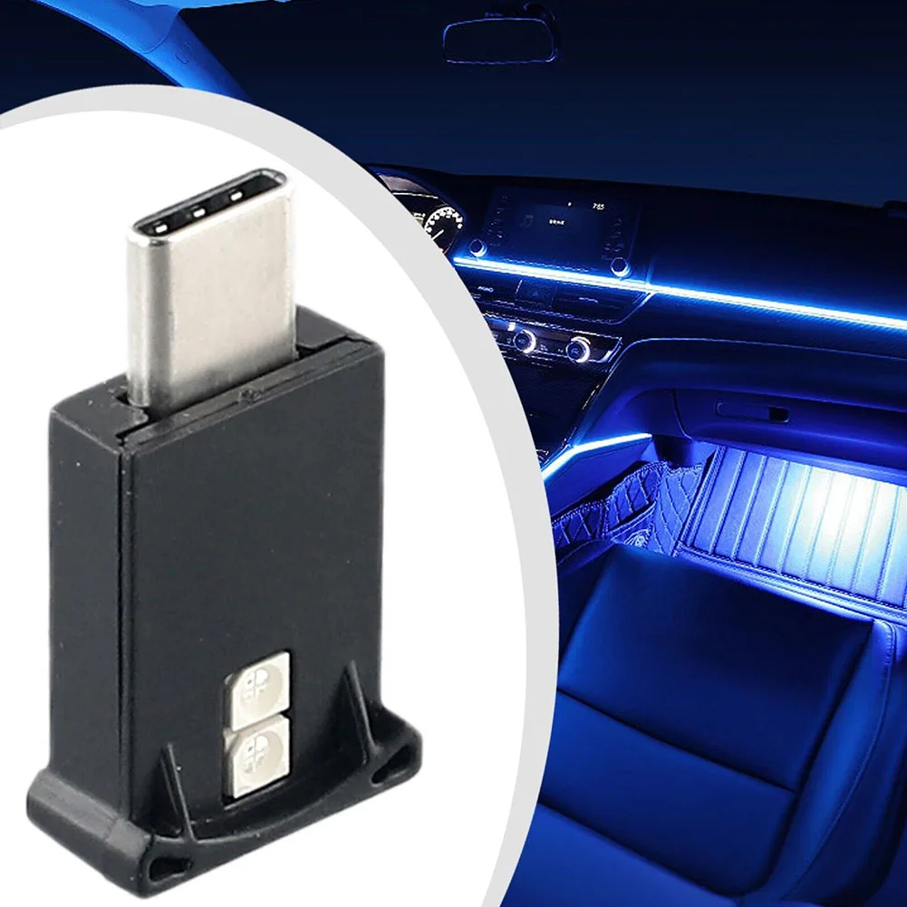 Компактная лампа USB C типа для интерьера автомобиля