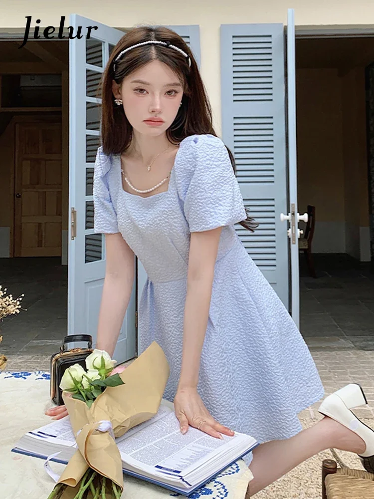 

Женское платье с бантом и рукавом принцессы, однотонное, в французском стиле