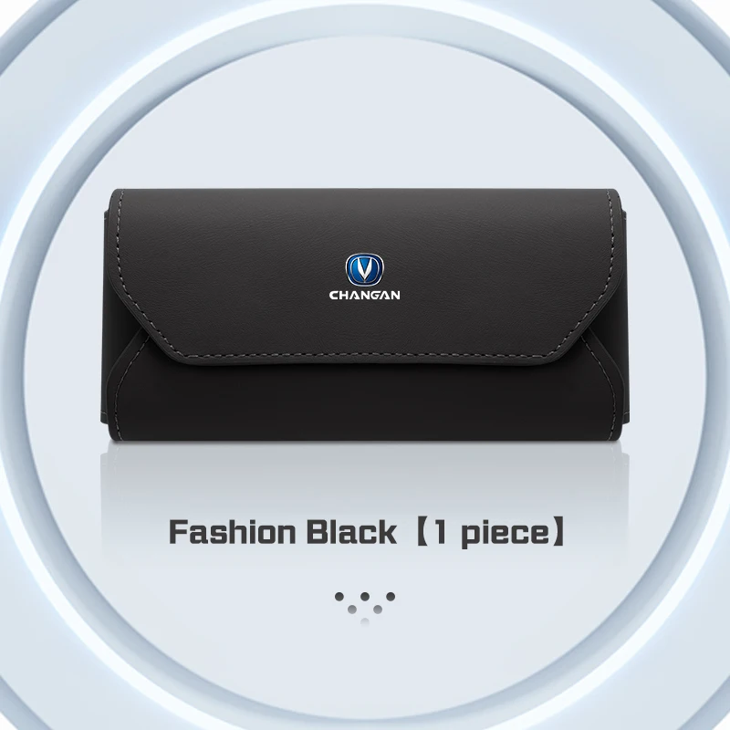 Кожаный автомобильный чехол для очков Changan CS35 CS55 CS75 CS95 PLUS Eado UNIT UNIK, коробка для солнцезащитных очков с зажимом для хранения аксессуаров