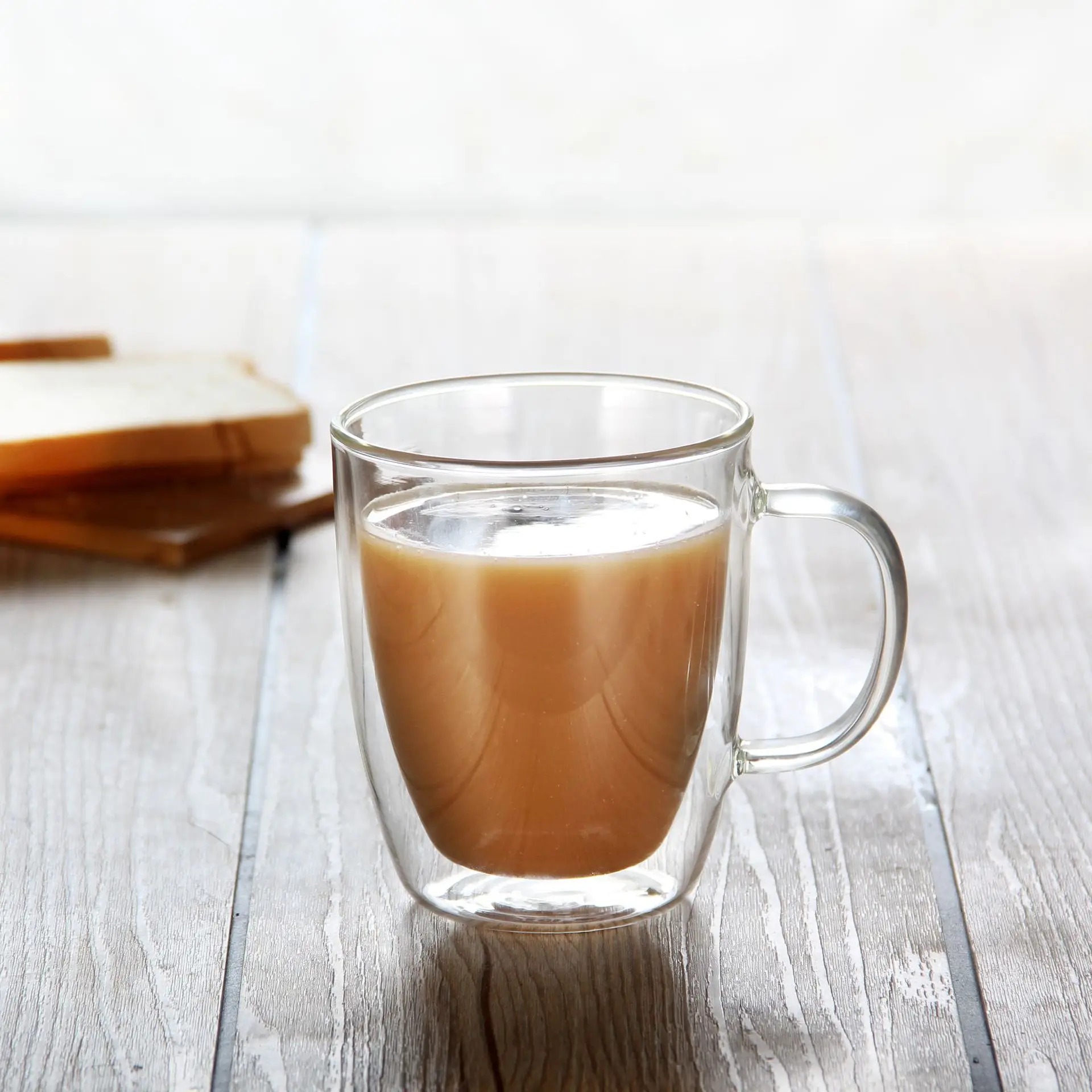 

Термостойкая кружка из боросиликатного стекла с двойными стенками, 180-400 мл