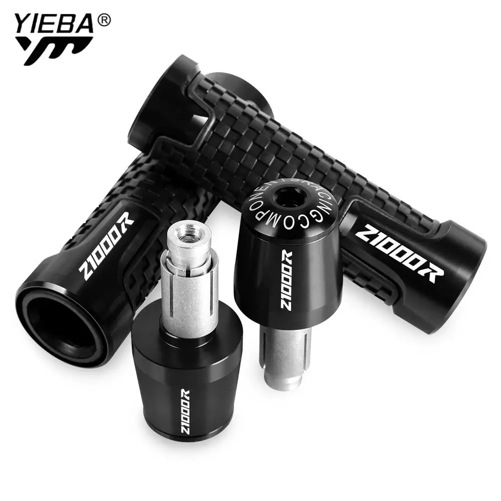 

7/8'' 22mm Motorcycle Handlebar Grips Ends Handle Bar Cap Grip End Plugs FOR KAWASAKI Z1000R Z 1000R Z1000 R 2017-2019 2020 2021