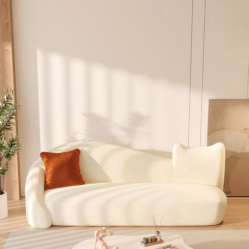 Уникальный диван для гостиной простой удобный милый дизайнерский бархатный с