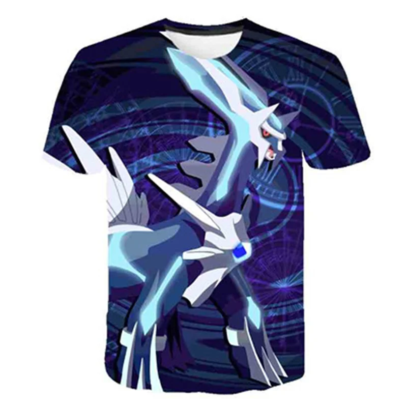 

Kid's New Summer Pokemon T shirt Anime 3D Print Kid Boys Girls New Style Pokemon Short Sleeve Tops fit 3-14 Years old kids
