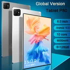 Планшет P80 lPad Pro, 8 дюймов, 6 ГБ ОЗУ 128 Гб ПЗУ, Android 10