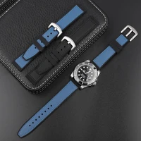 2022mm quick release adjustable multi holes watch band men women cow leather watch strap watch parts