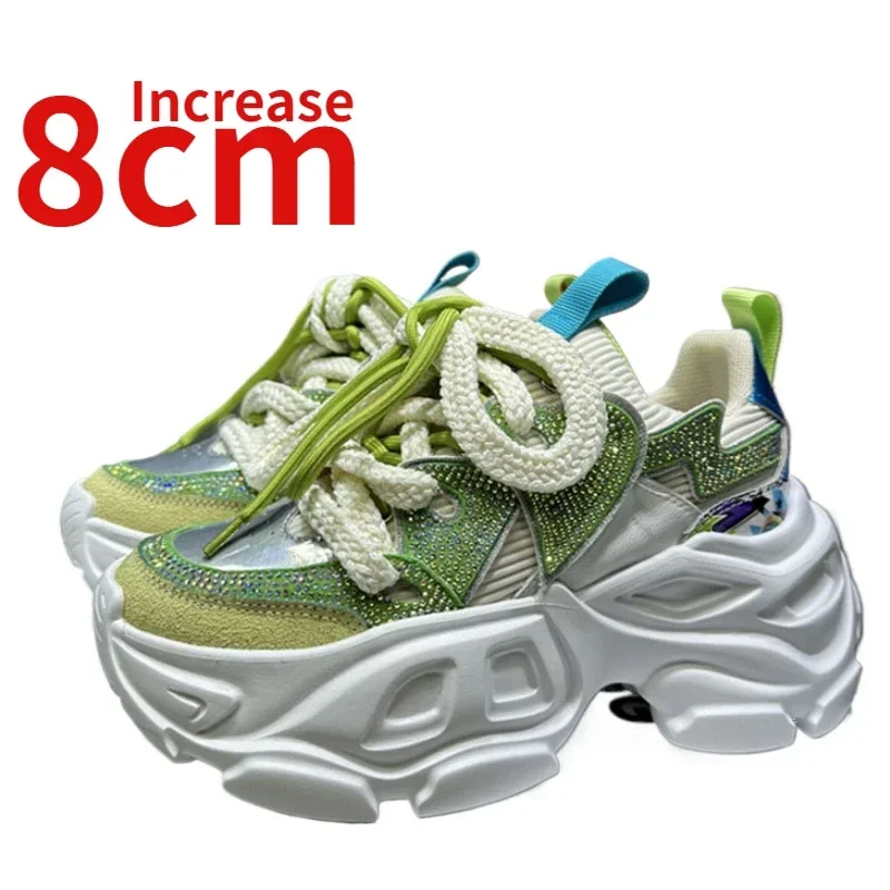 Европейская повседневная обувь со стразами бутиковая для женщин летние