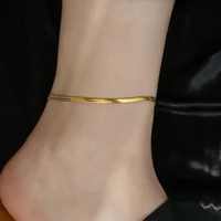 2022 new summer snake bone chain anklet womens fashion foot ankle bracelet jewelry girl exquisite gift