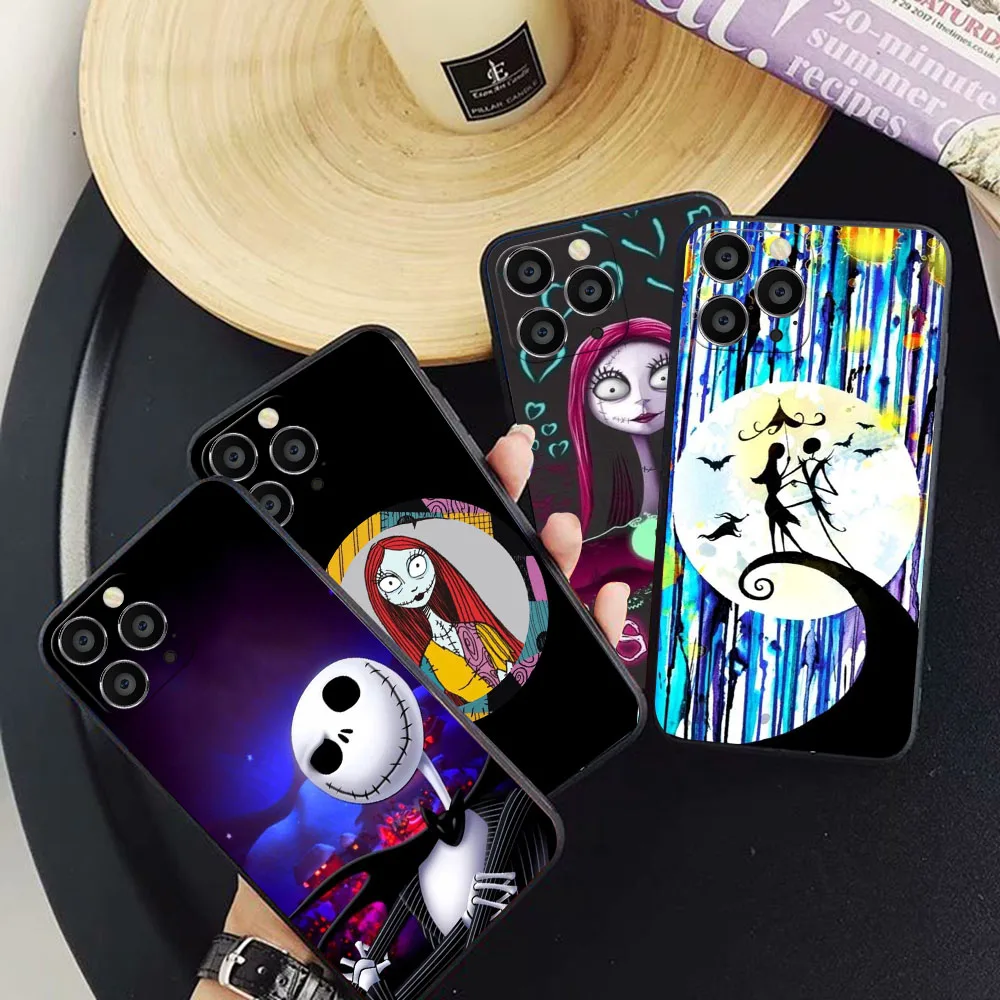 Матовый черный чехол для VIVO Y02 Y02S Y20i Y20a Y17 Y3 Y53S Y15S Y16 Y17S Y19 Y5S Y31 V23E KD-65 Corpse Bride