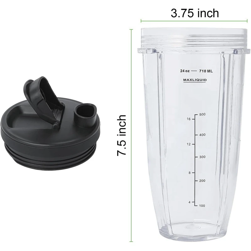 Чашки блендера для ниндзя запасные части чашка на 24 унции с крышкой-уплотнением