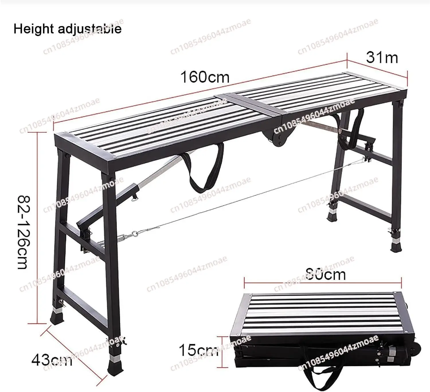 Складная Рабочая платформа с регулируемой высотой стальная башня