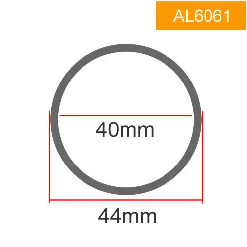 

Алюминиевая трубка 6061 T6 диаметром 44 мм