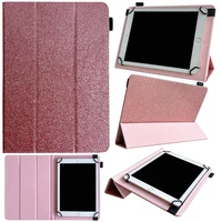 10 inch tablet universal case cover leather flip stand cover for samsung android tablet 10 inch black color 10 tablet cover
