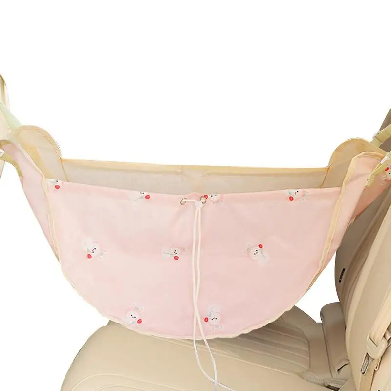 

Car Hammock Organizer Car Rear Seat Storage Bag Foldable Waterproof Shoulder Bag With Buckle Rope And Drawstring For Snack