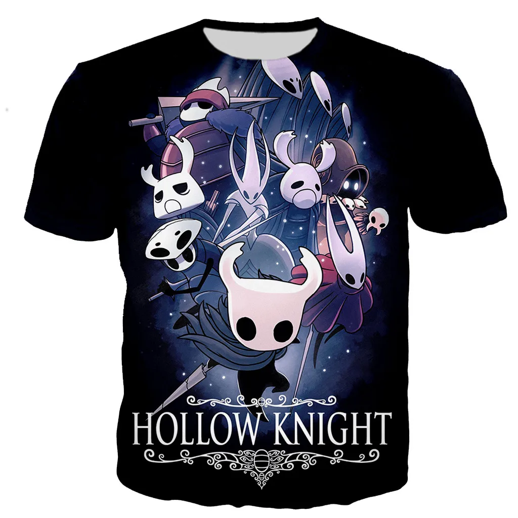 

2023 Hot Sale Game Hollow Knight 3D Print T-shirt Fashion O-Neck Men/women Short Sleeve Casual Harajuku Popular Streetshirt Tops