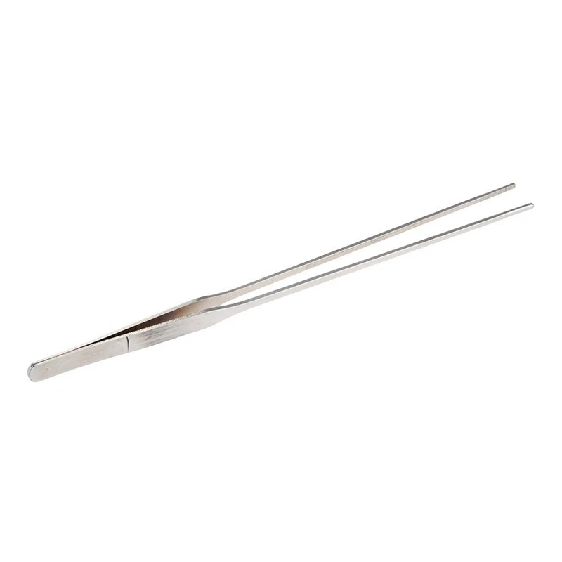 

3X Aquarium Fish Tank Live Plants Straight Tweezers Cutting Stainless Steel 27Cm