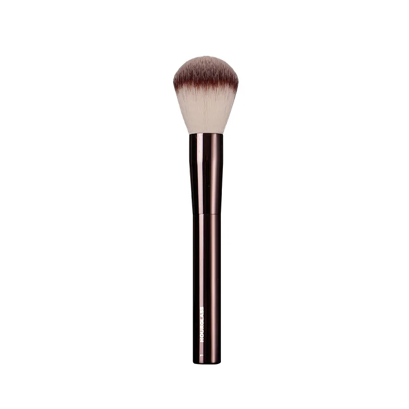 Hourglass1# Makeup Brushes Luxurious Soft Hair Powder Blush Brush Foundation Eyeshadow Highlighter Bronzer Beauty Cosmetics Tool