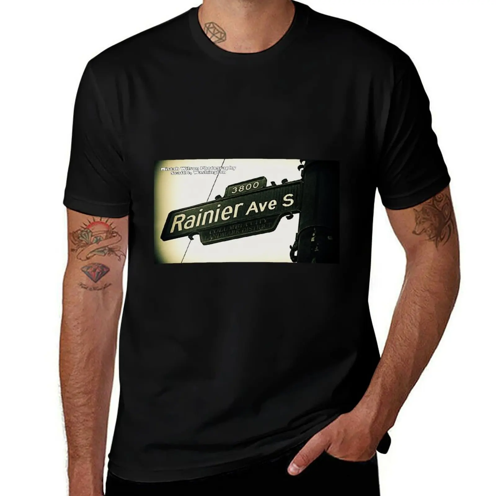Футболка Rainier Avenue South Seattle Washington by Mistah Wilson топы больших размеров кавайная одежда
