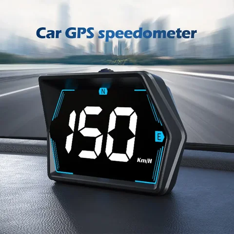 USB автомобильный HUD головной дисплей цифровой спидометр GPS измеритель скорости KMH MPH дисплей для грузовика мотоцикла автозапчасти аксессуары