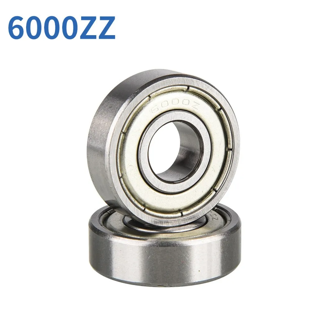 

2 Pcs Bike Bicycle Wheel Hub Bearings 6000ZZ 6000-2RS 10x26x8mm For 47cc 49cc Deep Groove Ball Agricultural Machinery Bearing