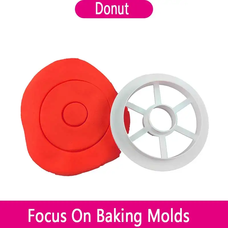 

Large Size Doughnut Cookie Biscuit Fondant Cake Cutter Decor Tools Mold Sugar Crafts Set For Baking Kitchen Rapid Production