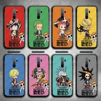 bandai one piece film red phone case for redmi 9a 8a 7 6 6a note 9 8 10 8t pro max 9 k20 k30 k40 pro pocof3 note11 5g case