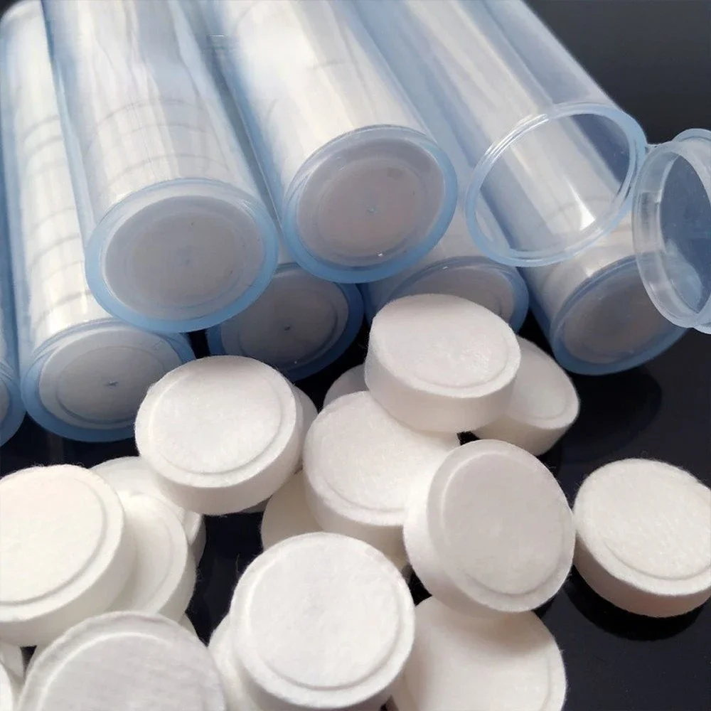 

Одноразовое полотенце, банная трубка, упакованное сжатым очищающим полотенцем, нетканое сжато, для деловых поездок, портативное 15 на трубку