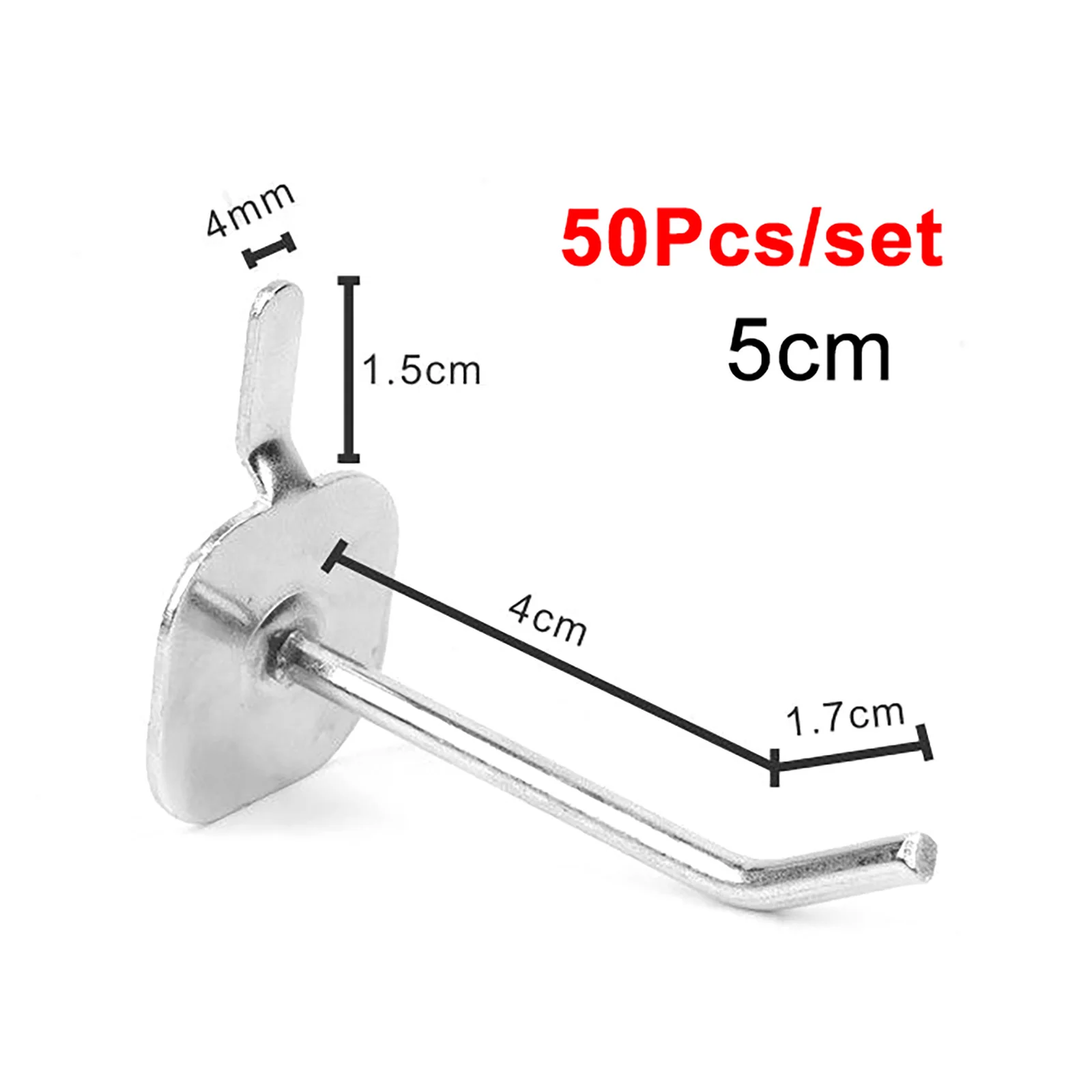 

50 шт. настенные крючки для гаражной доски, сетка для магазина, панель дисплея, стойка для тяжелой нагрузки для кухни, ванной комнаты, полотенца, ключ, прорезь, пластина, стена