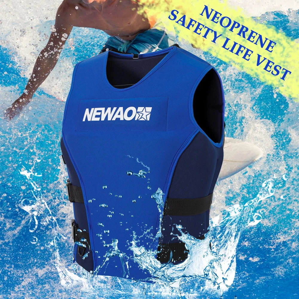 

2022 Adults Life Jacket Float Suit Neoprene Safety Life Vest for Kayaking Surfing Canoeing Sailing Water Ski Wakeboard Swimming