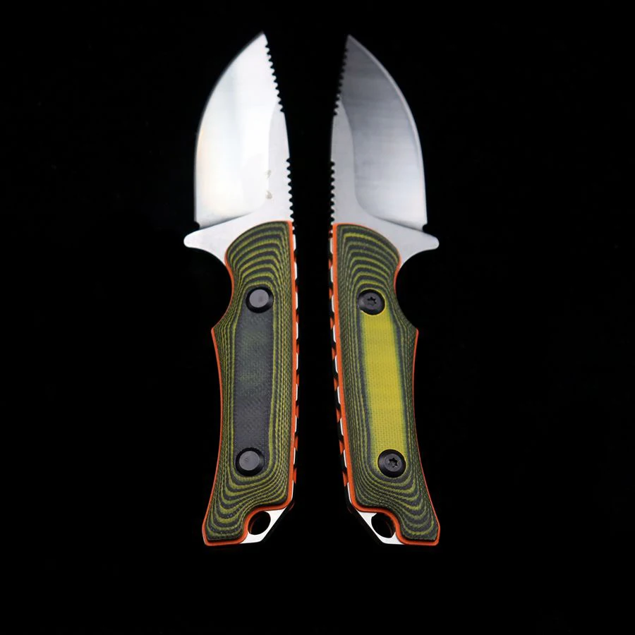 

New BM 15017 Tactical Straight Knife Dual Color G10 Handle Outdoor Camping Portable Survival Knives Self-defense EDC Tool