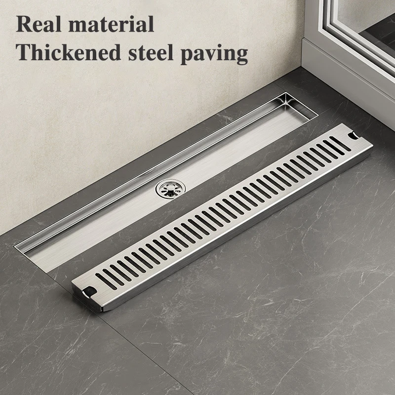 Дренаж для ванной комнаты из нержавеющей стали с начесом 20-60 см